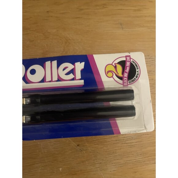 BIC Metal Point Roller Black Ink .4mm Fine Line Smooth Liquid Writing Metal Poin - Picture 9 of 14
